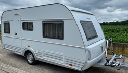 Tabbert Da Vinci 450 HTD- MOVER, PŘEDSTAN, NOSIČ KOL