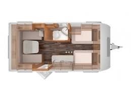 Půdorys karavanu Knaus Sport 460 EU