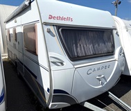 Dethleffs Camper 510 V, MARKÝZA S BOKY, PODLAHOVÉ TOPENÍ, SPRCHA