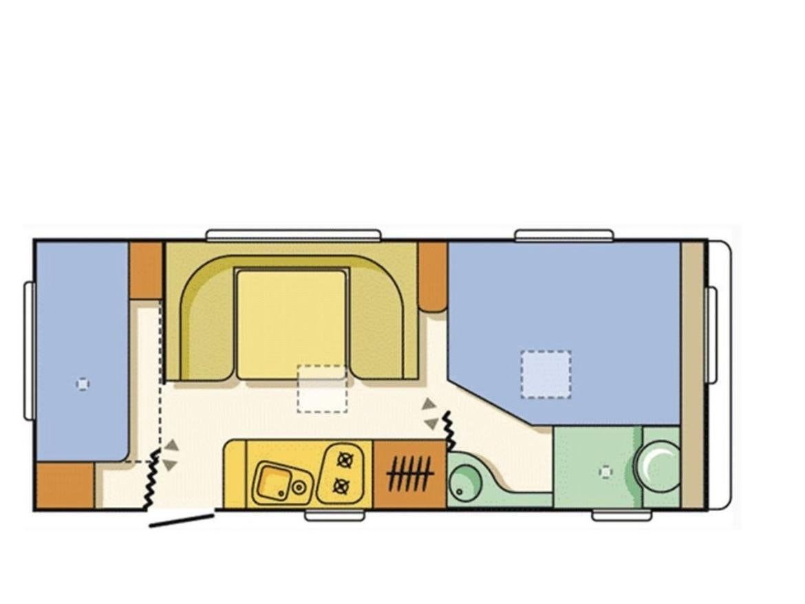 Till salu: Adria Adora 563 TK - 2013 - Sovplatser 5 - Nettovikt 1 366 kg |  BLOCKET
