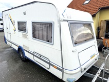 Knaus BlueLine 450, MOVER, PŘEDSTAN, VENTILÁTOR STŘEŠNÍ, NOSIČ KOL, BATERIE